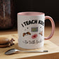 Speech Language Pathologist Coffee Mug, Sign Language AAC Therapist Gift, Funny SLP Present, Talk Back Quote Cup, SLPA Teacher Appreciation,