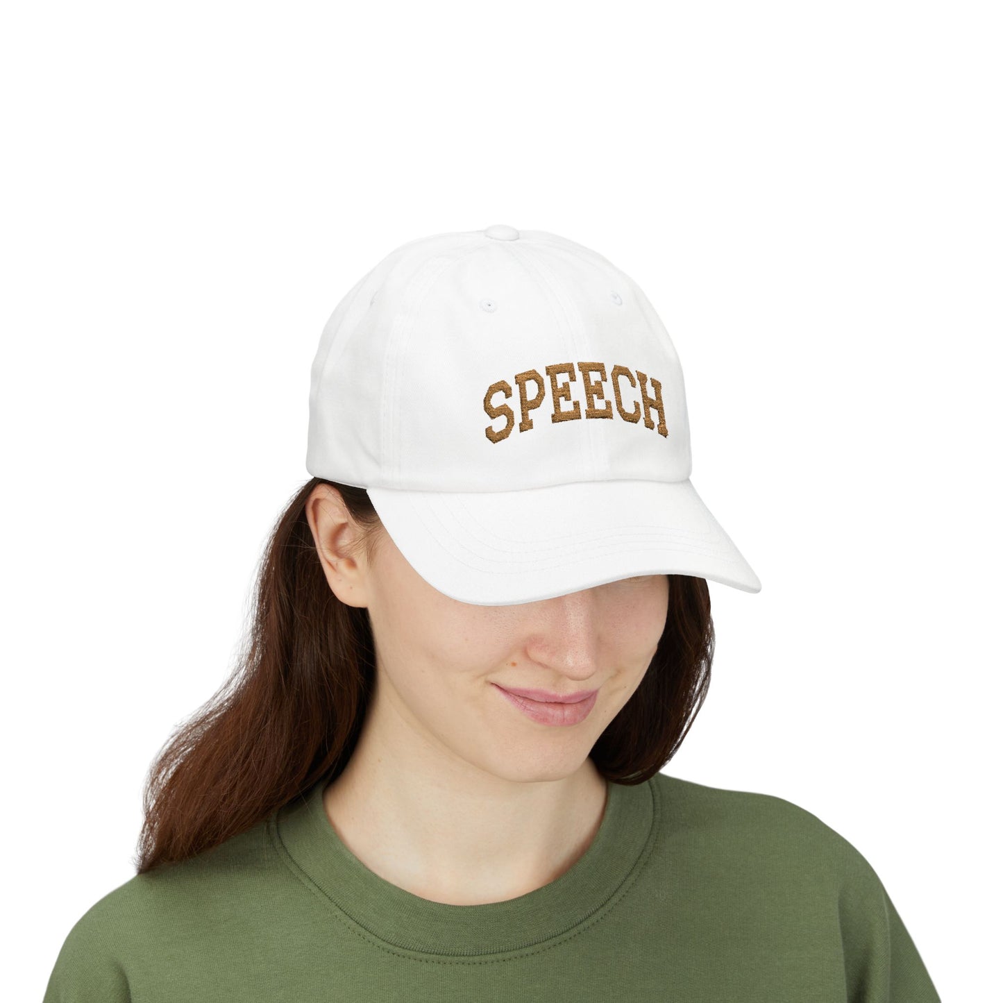 Embroidered Speech Therapist Classic Dad Cap | Speech Therapy Hat | Gift for Speech-Language Pathologist, Gender-Neutral Speech Apparel