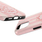 Personalized I'm Literally Just a (CUSTOM) Phone Case | Pink Stripes and Bow, Compatible with iPhone and Samsung