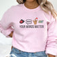 Your Words Matter Sweatshirt, Speech therapy crewneck, Aba therapy, Sped teacher, inclusion specialist unisex