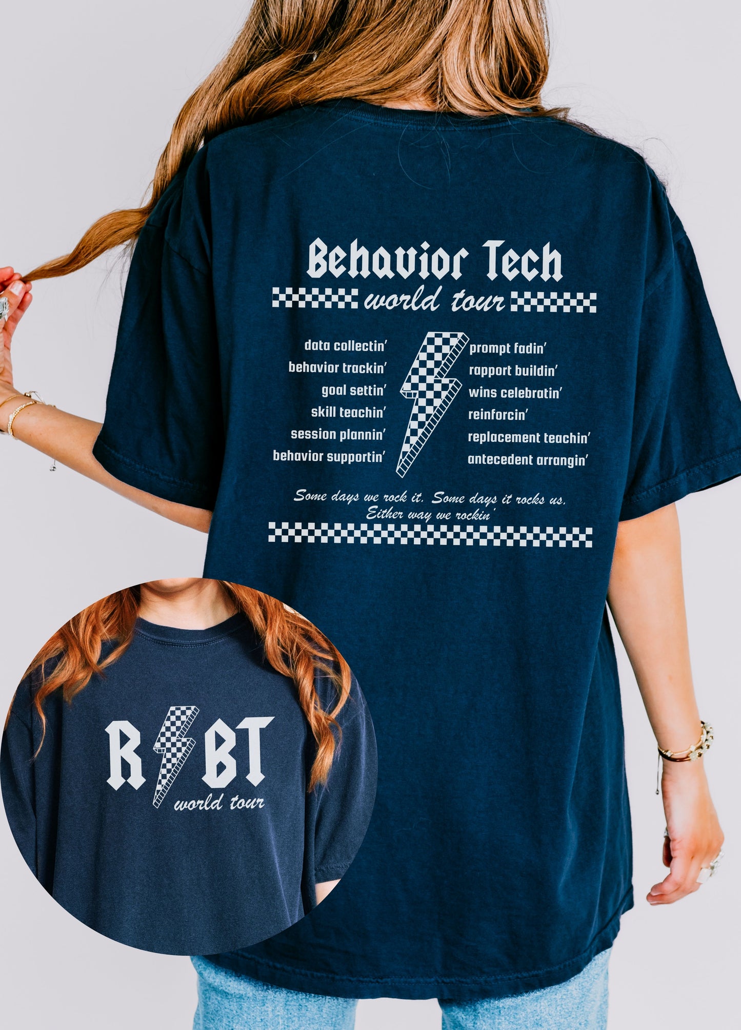 Behavior Tech World Tour Tee, Aba Rocks Shirt, Rbt T-Shirt, Gft for Behavior Technician