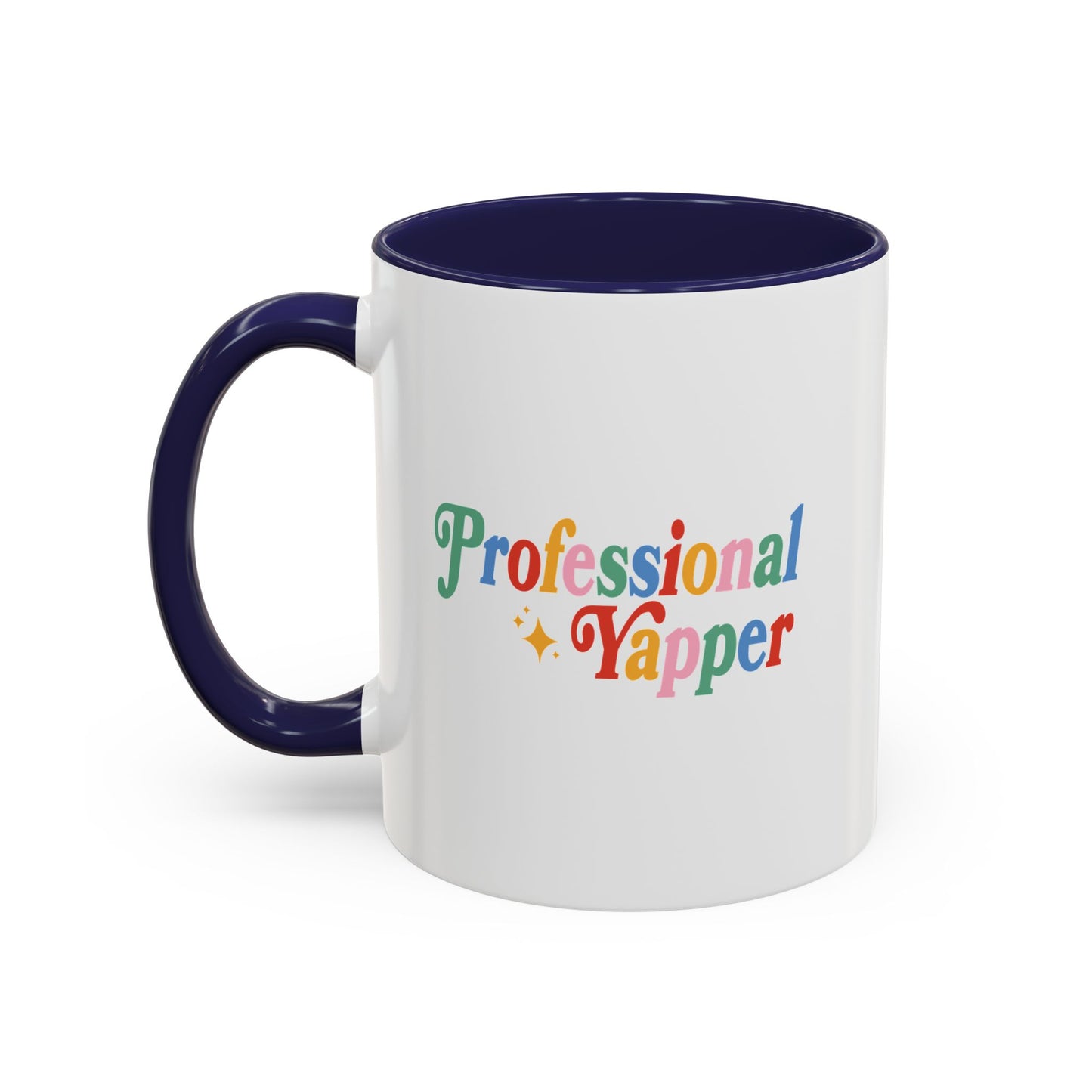 Professional Yapper Coffee Mug, Funny Teacher Therapist Gift, 11oz, 15oz, Sarcasm Humor Office Tea Cup, Ceramic Drinkware, Coworker Present