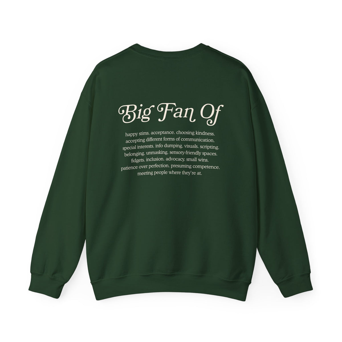 Big Fan Of Neurodiversity Sweatshirt