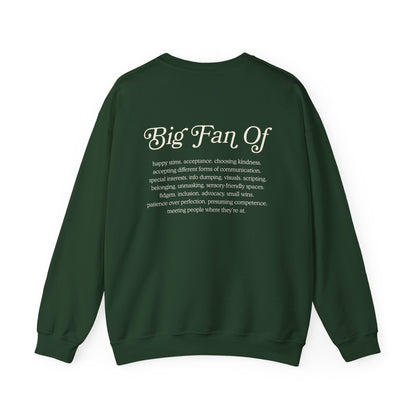Big Fan Of Neurodiversity Sweatshirt