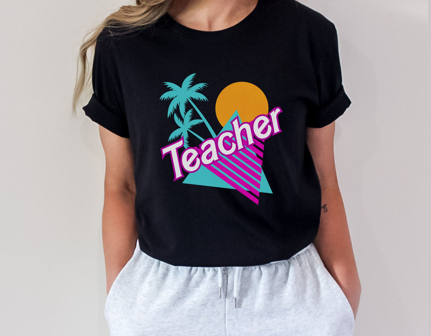 90s Teacher Shirt, Malibu doll themed teacher, Summer educator Jersey T-Shirt