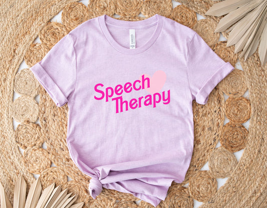 Speech Therapy Shirt, doll themed SLP t shirt, Speech Language Pathologist Apparel, Unisex Jersey T-Shirt