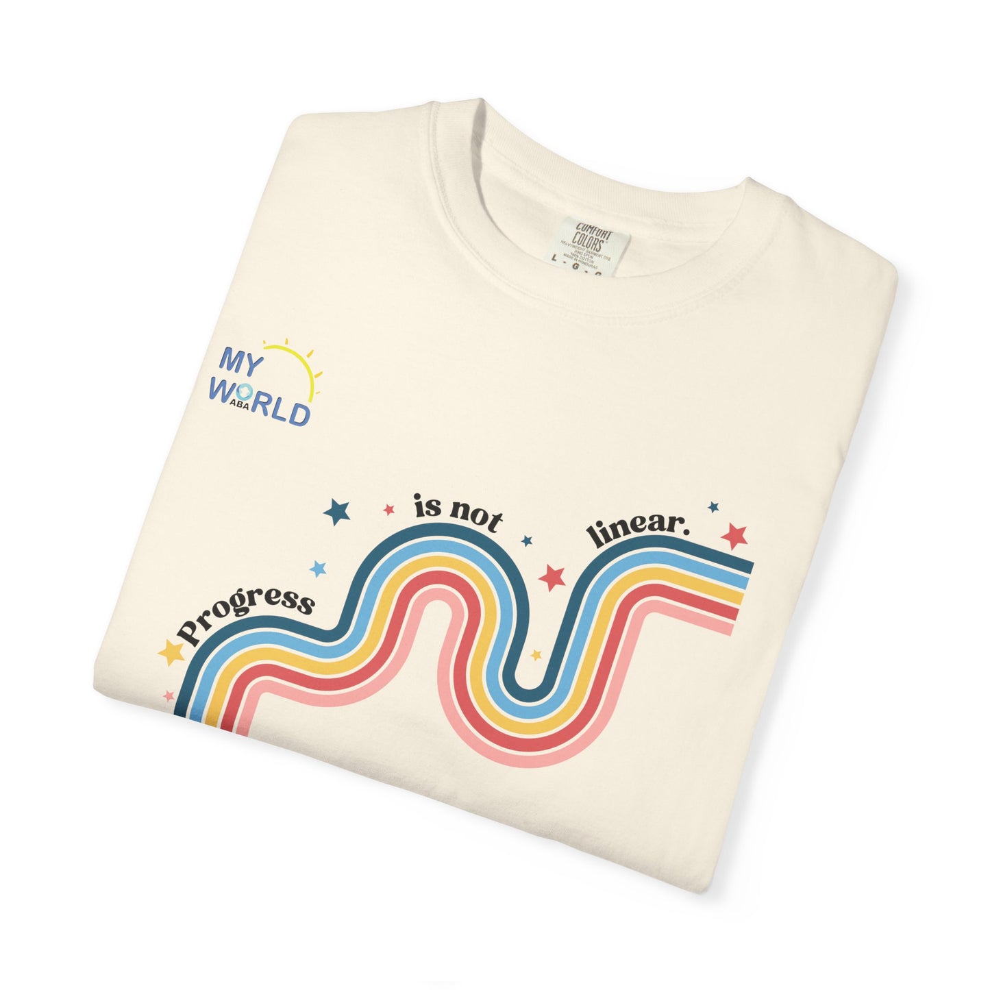 CUSTOM of Progress is Not Linear, ABA shirt, Special education, gift for behavior analyst, behavior technician, Unisex soft style