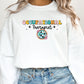 Retro OT Sweatshirt, Occupational therapy crewneck, OT OTA tee, Occupational Therapist Disco Gilden Heavyblend