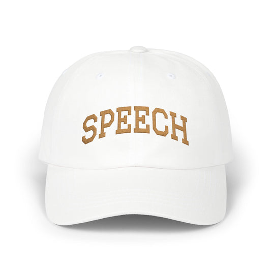 Embroidered Speech Therapist Classic Dad Cap | Speech Therapy Hat | Gift for Speech-Language Pathologist, Gender-Neutral Speech Apparel