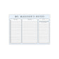Personalized Minimalist Post-it® Note Pad, Gender Neutral Gift for Teacher Counselor Therapist