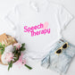 Speech Therapy Shirt, doll themed SLP t shirt, Speech Language Pathologist Apparel, Unisex Jersey T-Shirt