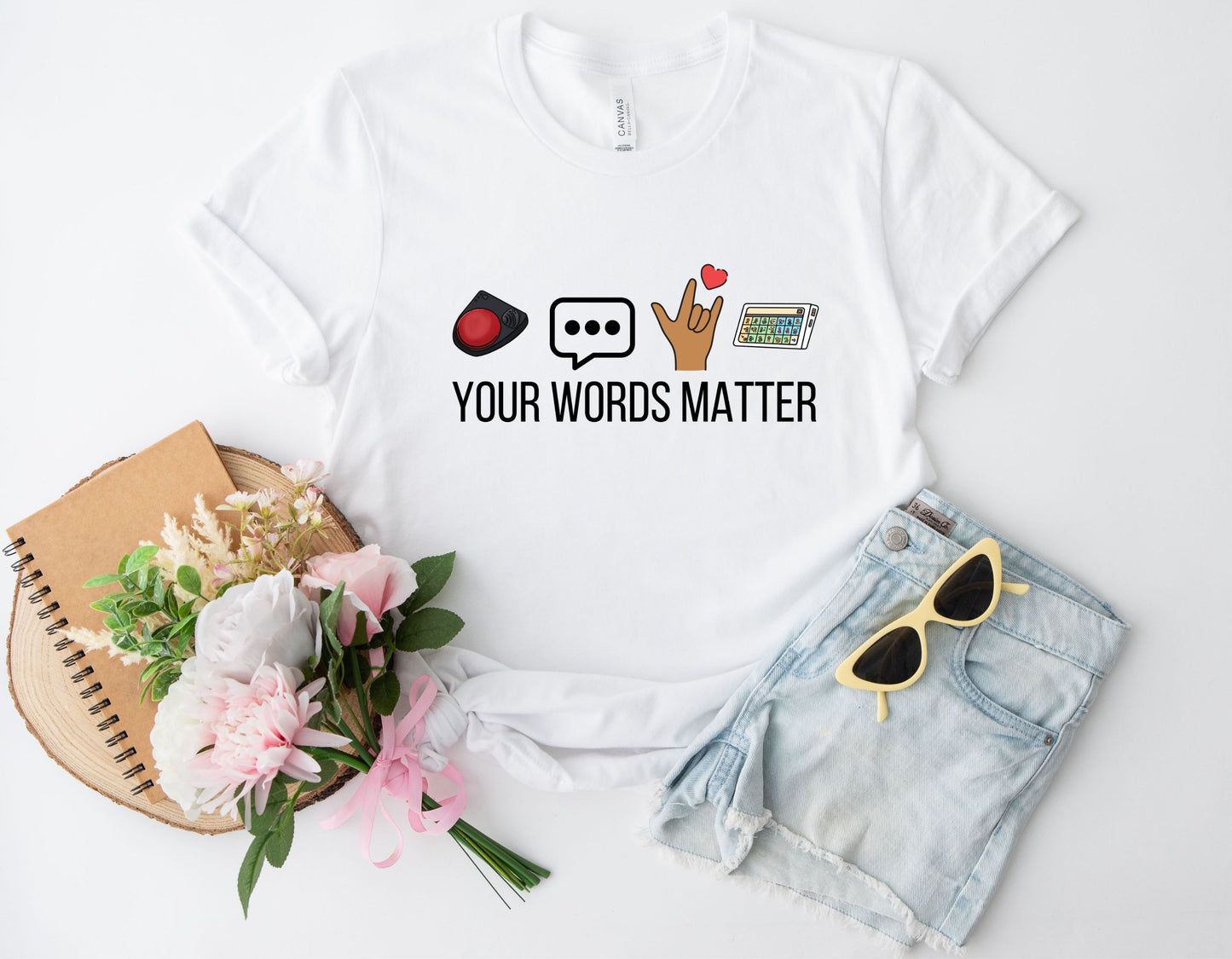 Your Words Matter Shirt, Speech therapy shirt, Aba therapy, Sped teacher, inclusion specialist unisex