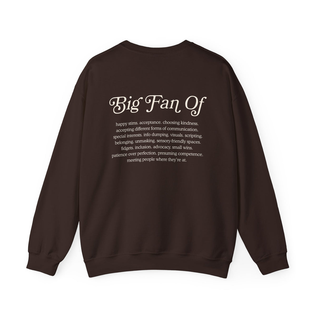 Big Fan Of Neurodiversity Sweatshirt
