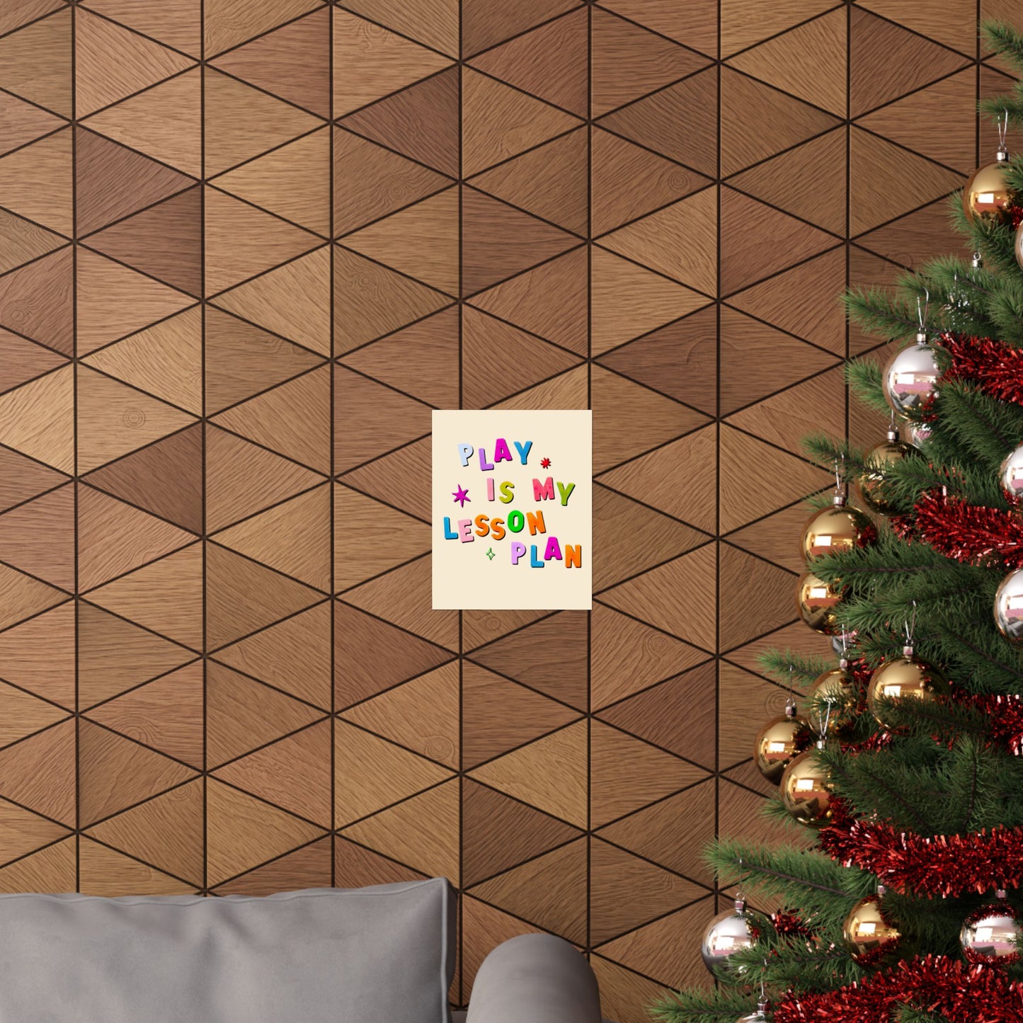 Play Is My Lesson Plan Poster, Classroom or Therapy Wall Art, Teacher Decor