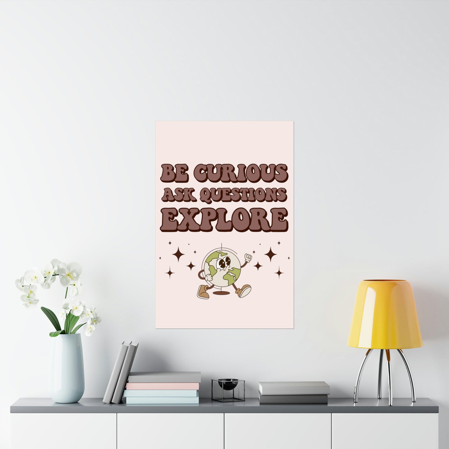 Retro Classroom Decor, Positive Affirmations for students, Therapist Wall Art, ABA poster, Educator Quotes, Matte Vertical Posters