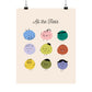 All The Feels Emotions Poster | Hand-drawn Classroom Feelings Chart | SEL Wall Art | School Counselor Decor | Therapist Office Matte Poster Print