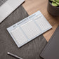 Personalized Minimalist Post-it® Note Pad, Gender Neutral Gift for Teacher Counselor Therapist
