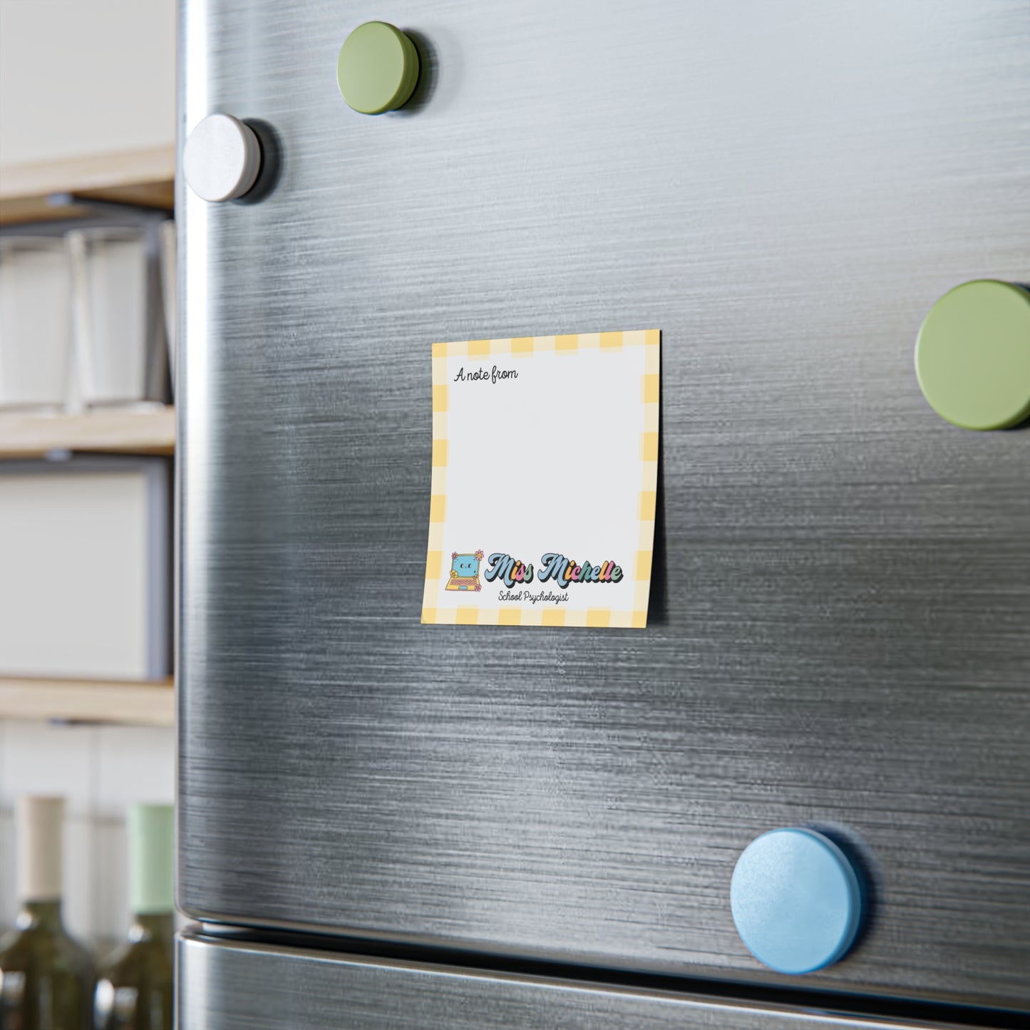 Personalized Post-it® Notes, Retro Style Sticky Notes