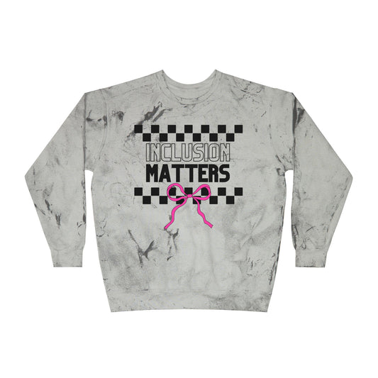 Inclusion Matters Crewneck Sweatshirt, Limited Edition