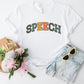 Varsity Speech Shirt, Speech therapist Tee, slp slpa t shirt, Gift for SLP SLPA, Speech Therapy