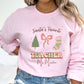 Personalized Teacher Holiday Sweatshirt, Custom Christmas Retro teacher shirt, cute teacher apparel with name, holiday gift for teacher