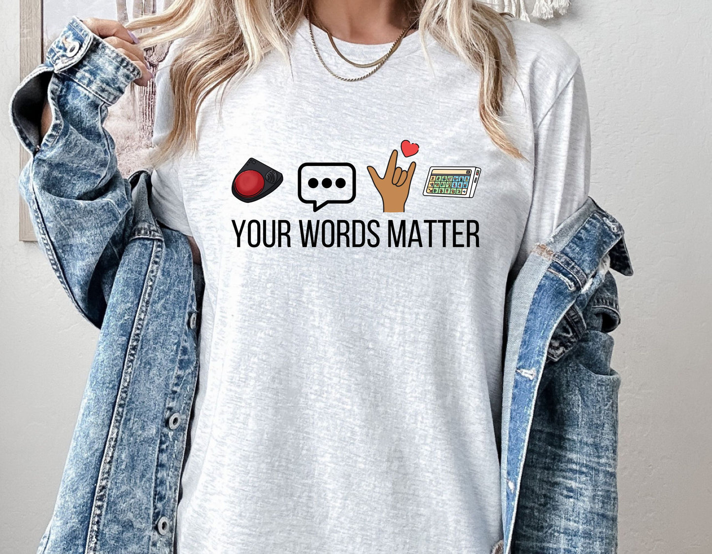 Your Words Matter Shirt, Speech therapy shirt, Aba therapy, Sped teacher, inclusion specialist unisex