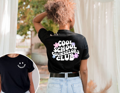 School Counselor Shirt, Cool School Counselors Club, Bella Canvas gift for Counselor