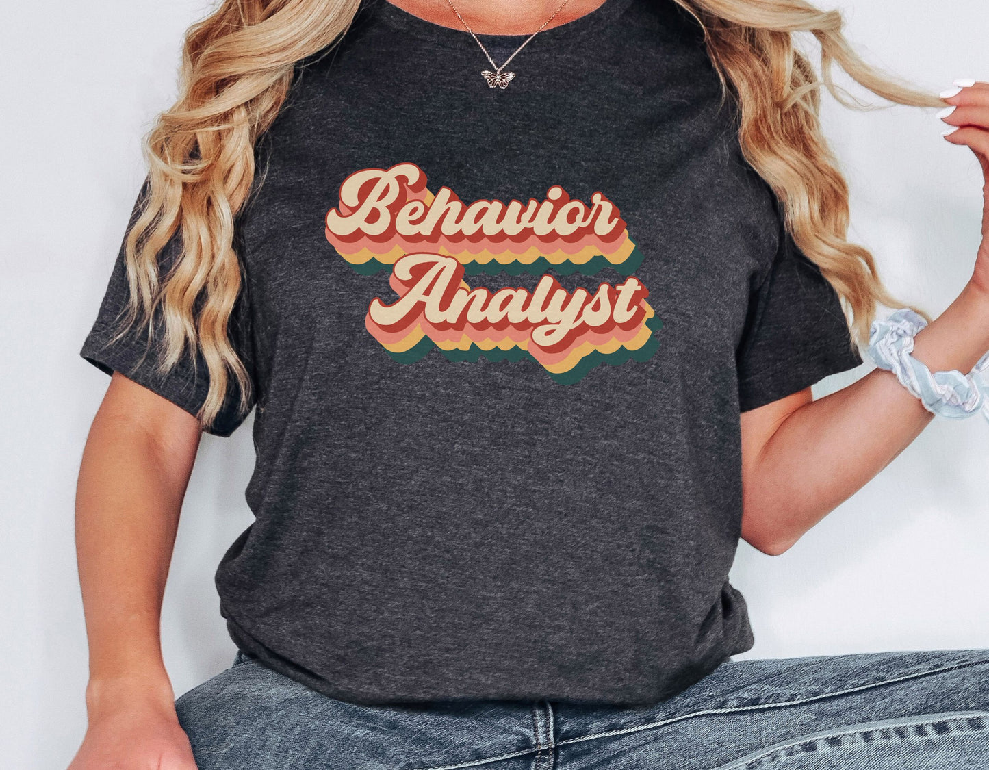 Behavior Analyst Shirt, Retro BCBA t shirt, Applied behavior Analysis Unisex