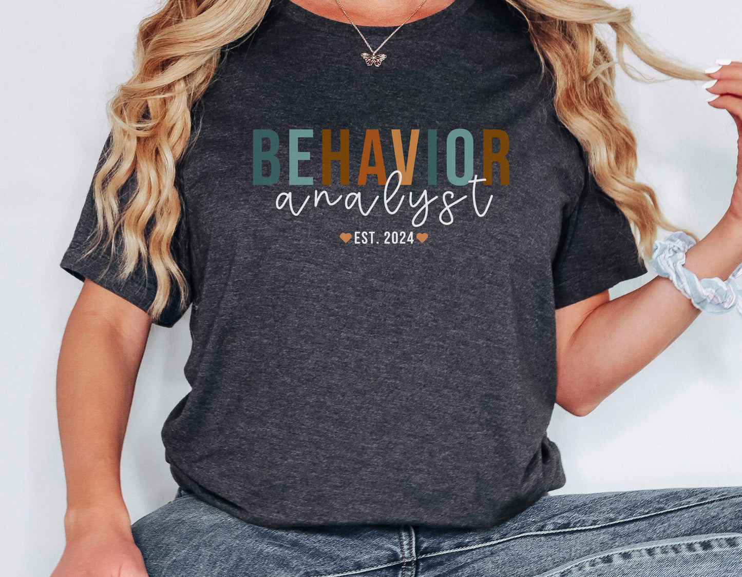 Behavior Analyst EST shirt, Personalized bcba shirt, gift for bcba