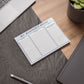 Personalized Minimalist Post-it® Note Pad, Gender Neutral Gift for Teacher Counselor Therapist