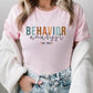 Behavior Analyst EST shirt, Personalized bcba shirt, gift for bcba