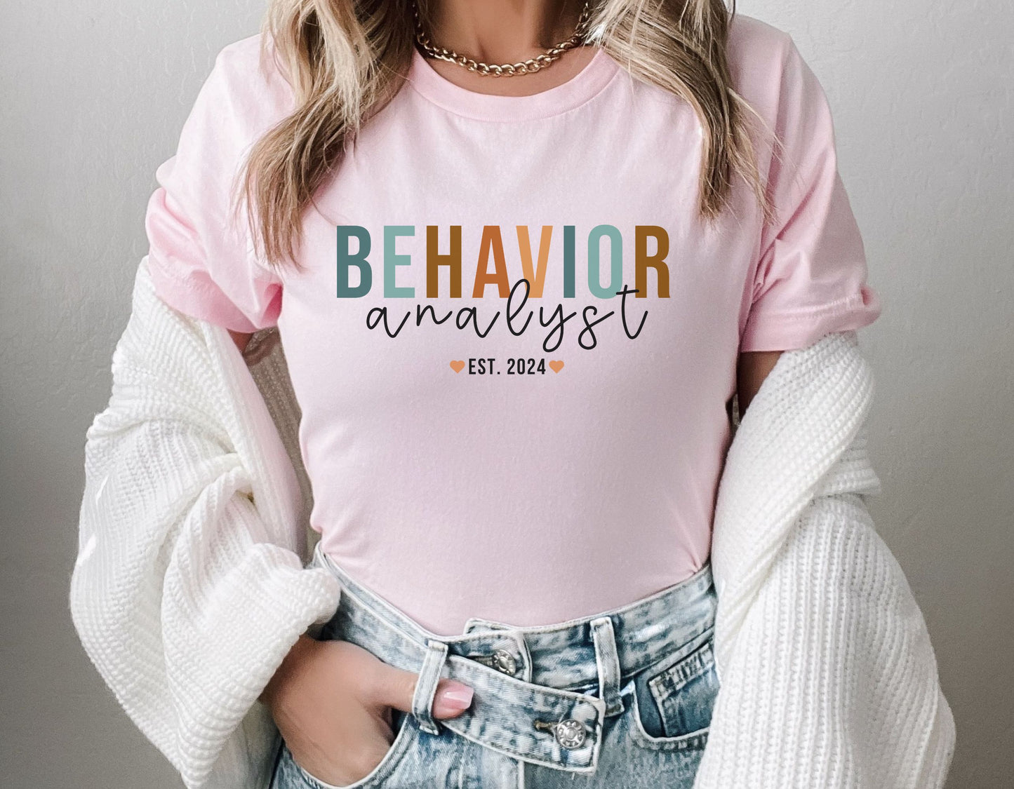 Behavior Analyst EST shirt, Personalized bcba shirt, gift for bcba