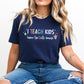 I teach kids how to talk back, Funny SLP / SLPA tee, Speech therapy, Bella Canvas SPED t shirt