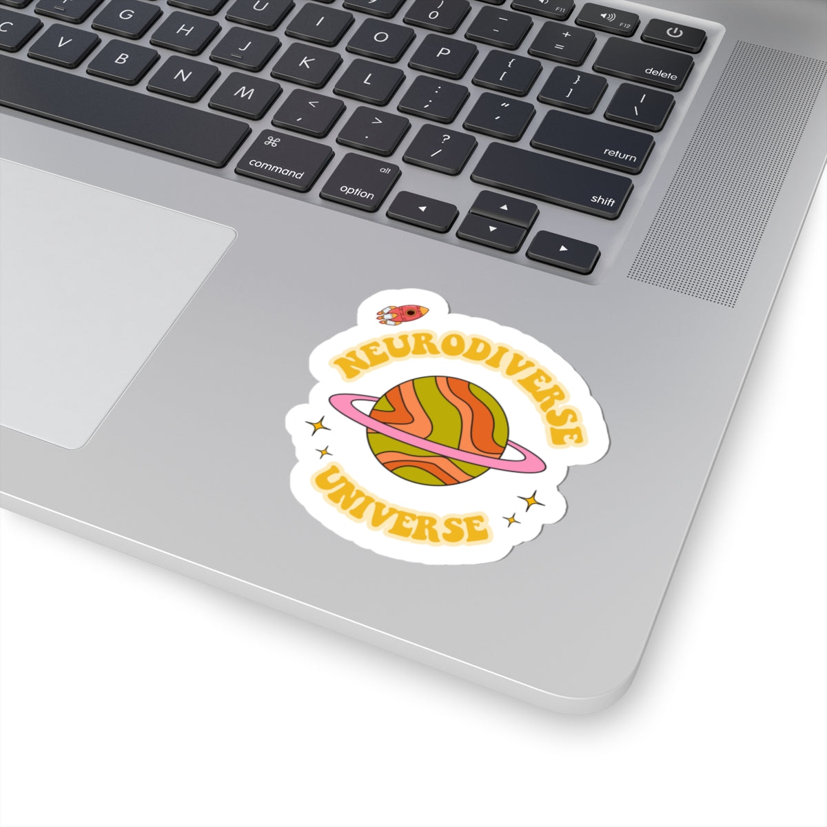 Colorful Neurodiverse Universe Sticker, Decals for Laptops, Journals, & Water Bottles