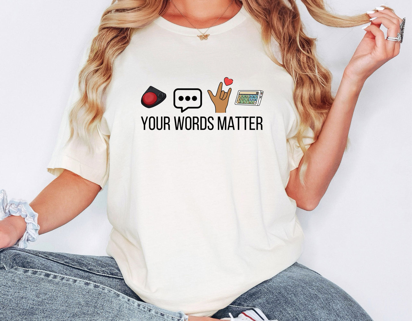 Your Words Matter Shirt, Speech therapy shirt, Aba therapy, Sped teacher, inclusion specialist unisex