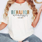 Behavior Analyst EST shirt, Personalized bcba shirt, gift for bcba