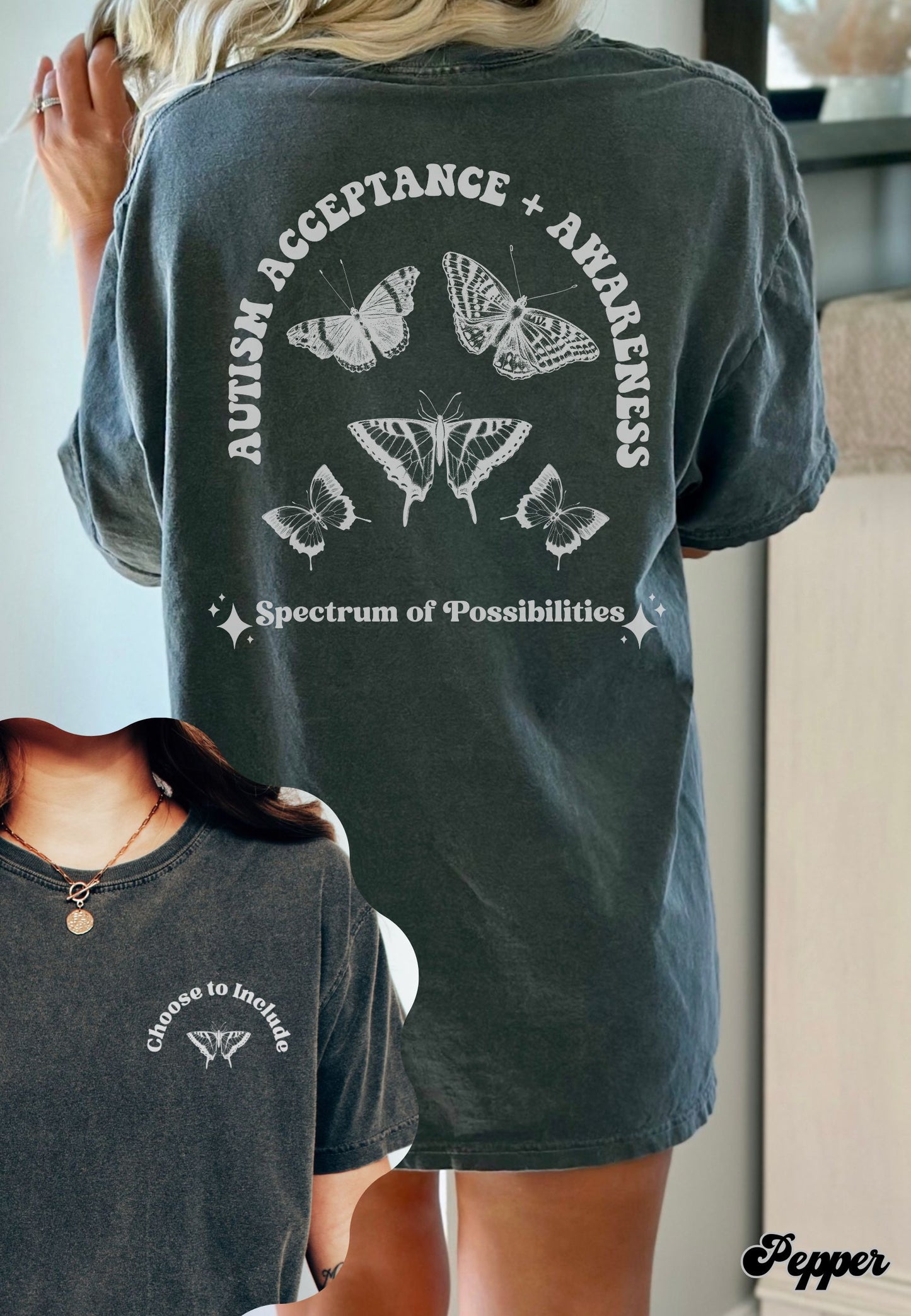 Autism Acceptance and Awareness Shirt, Choose to Include t shirt, sped ot aba pt slp Apparel, Unisex Comfort Colors