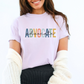 Minimalist Advocate Shirt, Boho Advocacy Tee, Gift for Advocates, Advocacy Apparel