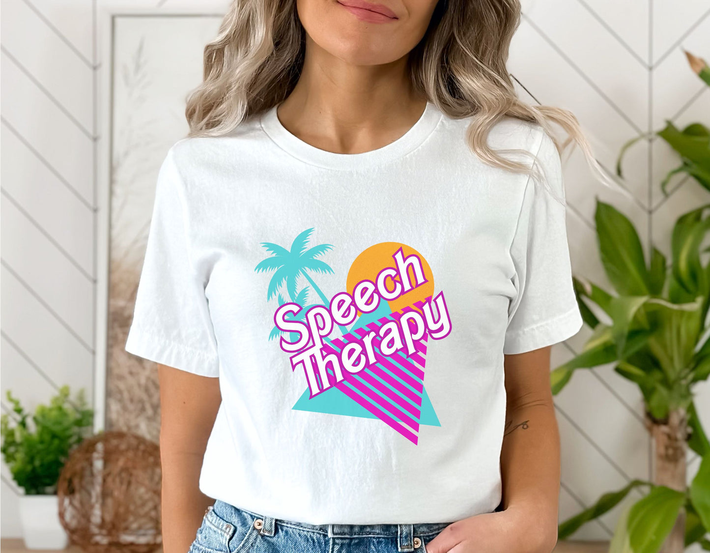 Speech Therapy Shirt, 90s themed SLP t shirt, Speech Language Pathologist Apparel, Unisex Jersey T-Shirt