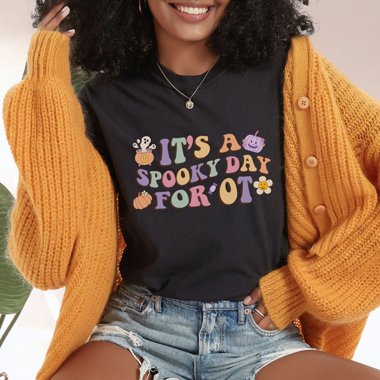 Comfort Colors Halloween OT Tee, It's a Spooky Days for OT OTA, Fall Occupational therapist shirt