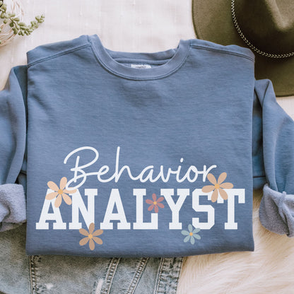Behavior Analyst sweatshirt, ABA crewneck, Gift for behavior analyst, Unisex comfort colors