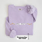 Personalized Friendship Bracelet Sweatshirt - Custom Name or Occupation Teacher Gift, Unisex Jumper, Garment-Dyed Pullover, Unique Present