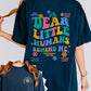 Dear Little Human Behind me shirt, Teacher Student Affirmations, ABA therapy RBT BCBA Shirt, Unisex Comfort Colors® 1717