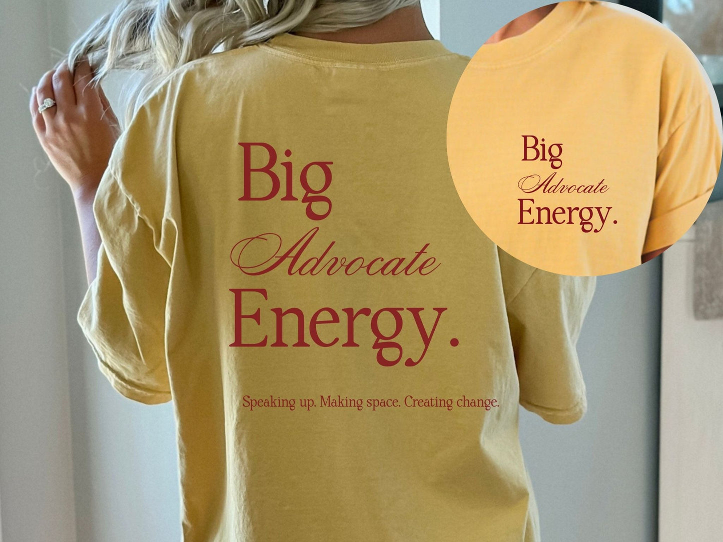 Big Advocate Energy Shirt, Advocacy Shirt, Inclusion Shirt, Disability Advocate Tee, Neurodiversity Shirt, Special Education Teacher Gift