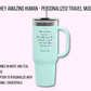 Hey Amazing Human” Travel Mug – Personalized Self-Care Reminder Cup for Teachers & Therapists, 40oz