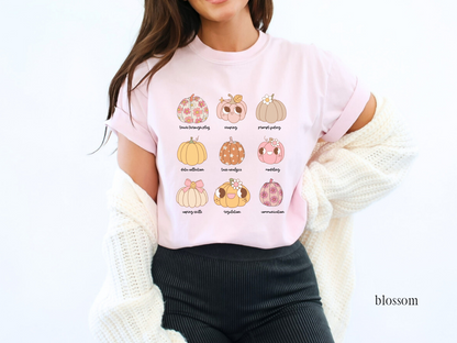 Fall Pumpkins ABA Tee, Halloween Behavior Analysis shirts, Fall Bcba Rbt Graphic Tee, Gift for Aba Therapist