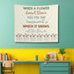 When a Flower Doesn't Bloom Tapestry | Inclusion Classroom Decor | Special Education Wall Hanging | Teacher Gift | Advocacy Quote
