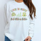 ABA St. Patrick's Day Long Sleeve Shirt, St Paddys Rbt Bcba Apparel, Green Behavior Analyst Data Tee, Comfort Colors 6014