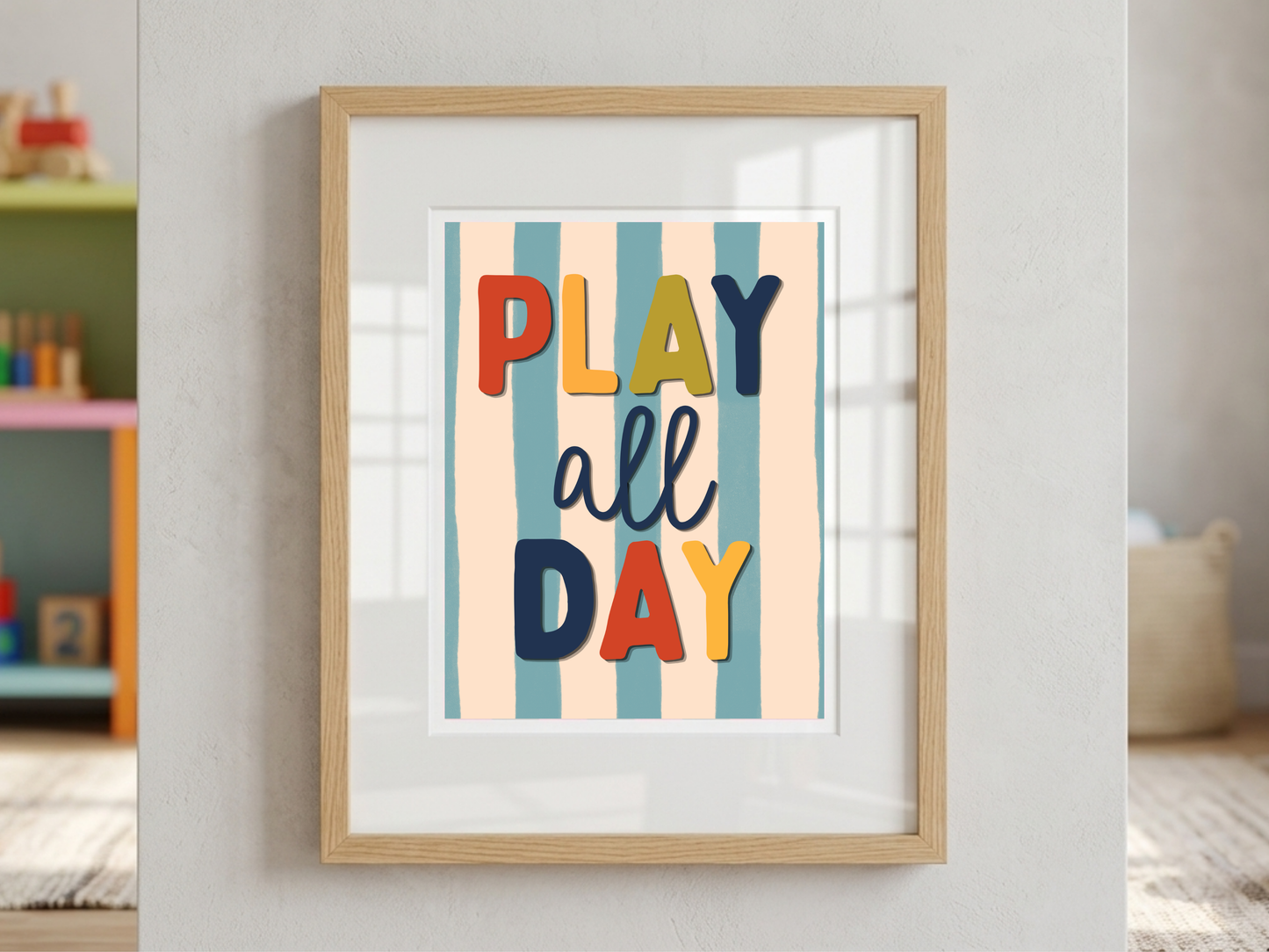 Play All Day - Digital Poster Print Download (Copy)