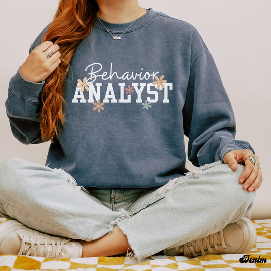 Behavior Analyst sweatshirt, ABA crewneck, Gift for behavior analyst, Unisex comfort colors